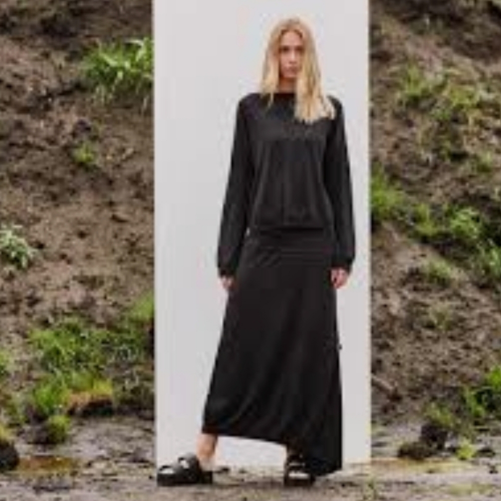 2-Way ANNETTE GORTZ Skirt or Dress Luxe Asymmetrical Avant Garde Lagenlook Maxi